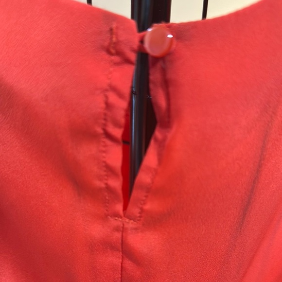 Women's Red Sleeveless Top - Picture 8 of 9